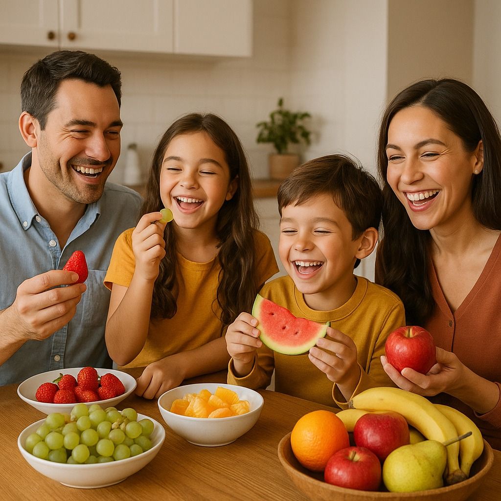 eating with family